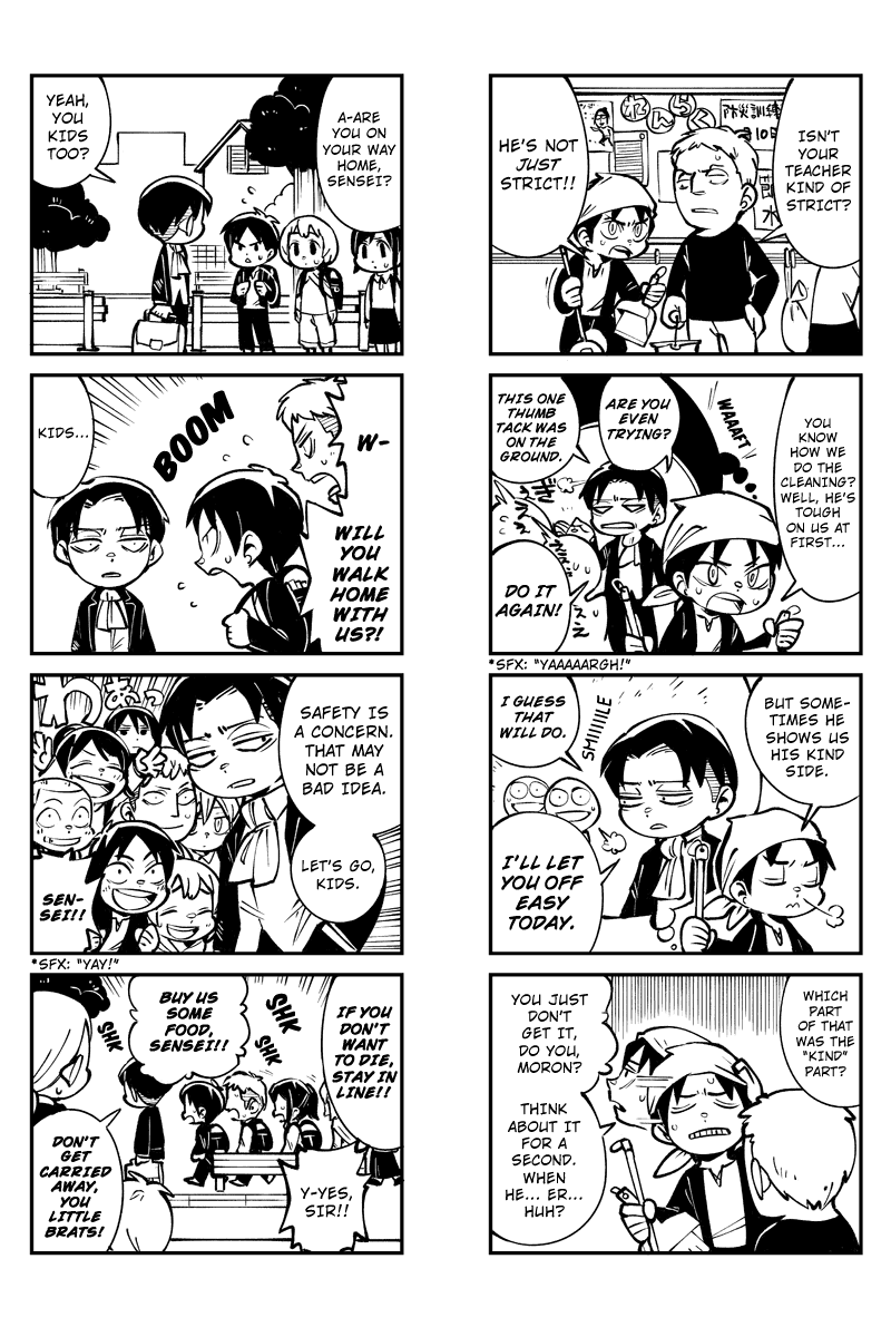 Sungeki no Kyojin Chapter 39 page 4 - Chapter 39: Spoof! Titan Elementary