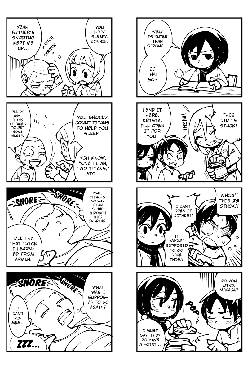 Sungeki no Kyojin Chapter 4 page 3 - Chapter 4: Spoof Assault 3