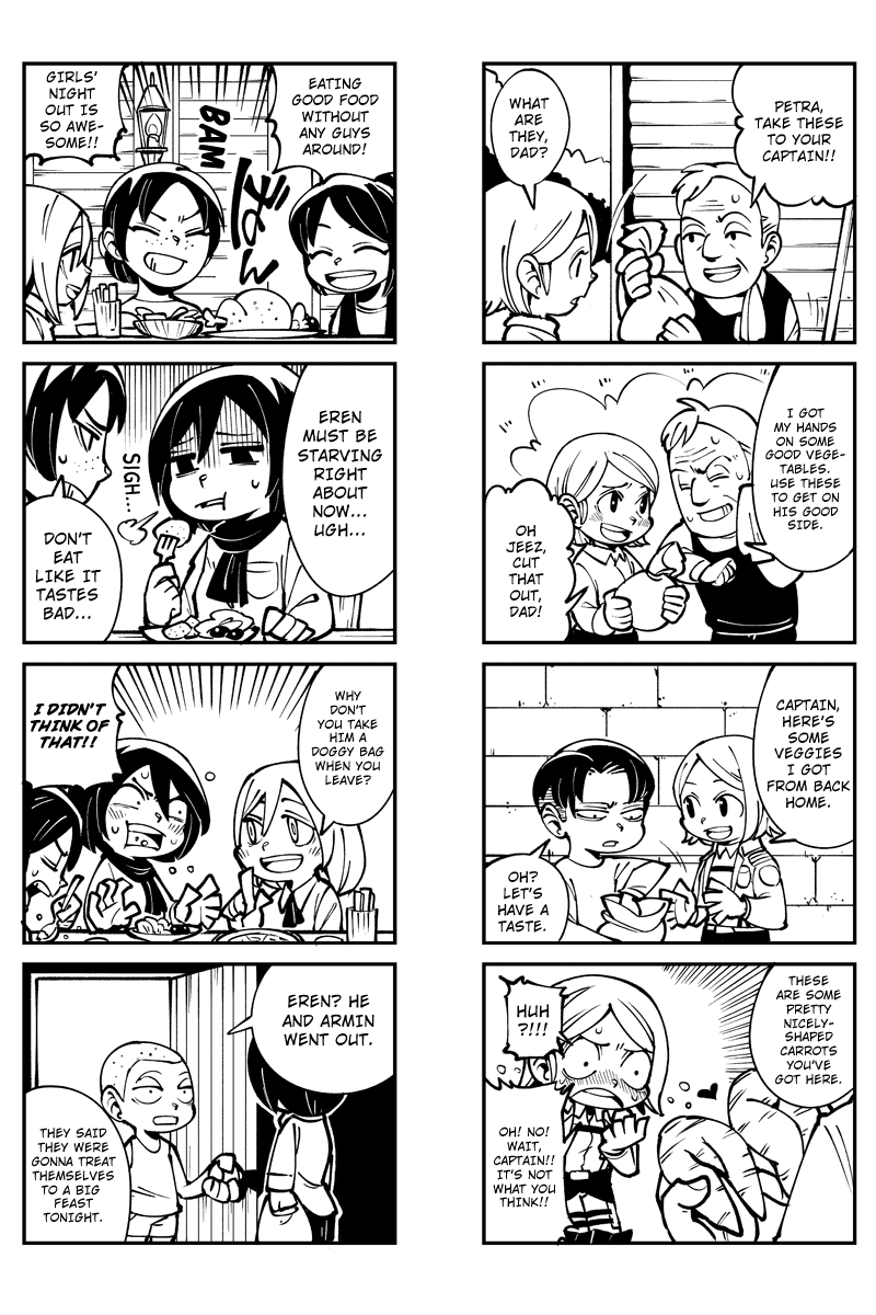 Sungeki no Kyojin Chapter 4 page 4 - Chapter 4: Spoof Assault 3