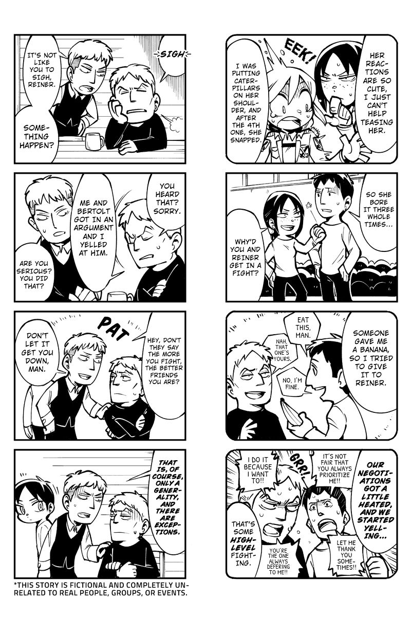 Sungeki no Kyojin Chapter 40 page 2 - Chapter 40: Let's Make Up