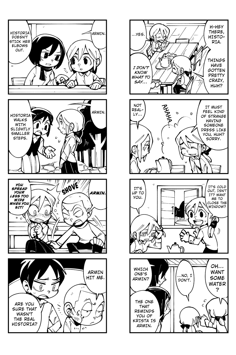 Sungeki no Kyojin Chapter 41 page 3 - Chapter 41: I Only Look Like a Pretty Boy, That's All