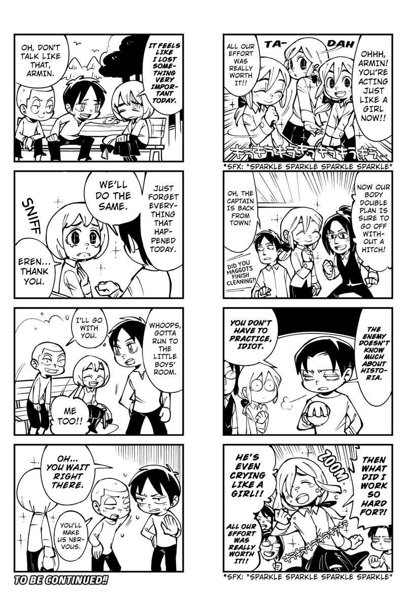 Sungeki no Kyojin Chapter 41 page 4 - Chapter 41: I Only Look Like a Pretty Boy, That's All