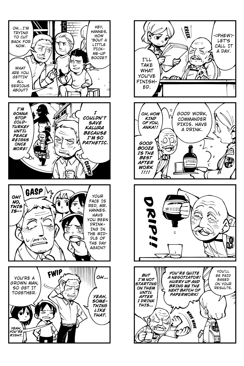 Sungeki no Kyojin Chapter 42 page 3 - Chapter 42: No Alcohol Until You Turn 20