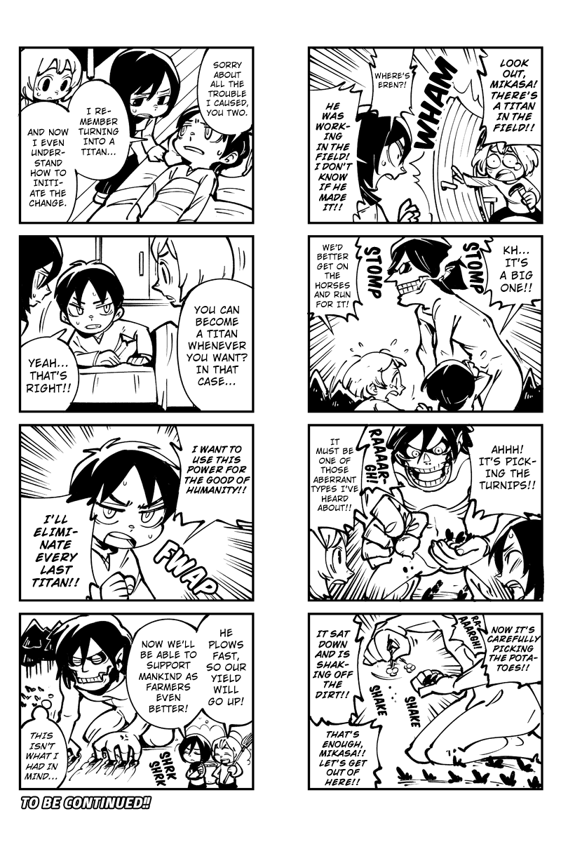 Sungeki no Kyojin Chapter 43 page 4 - Chapter 43: Farmer Yeager