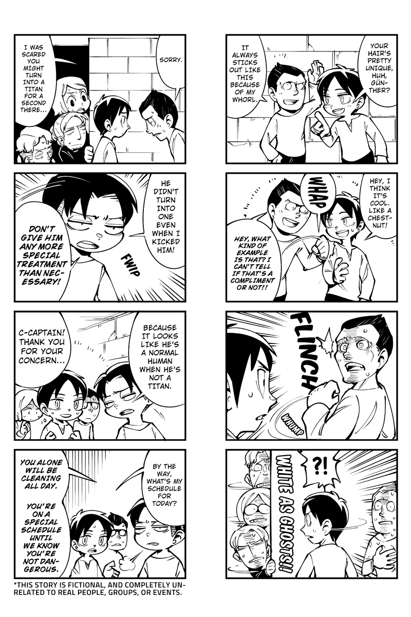 Sungeki no Kyojin Chapter 45 page 2 - Chapter 45: Wings of Restraint