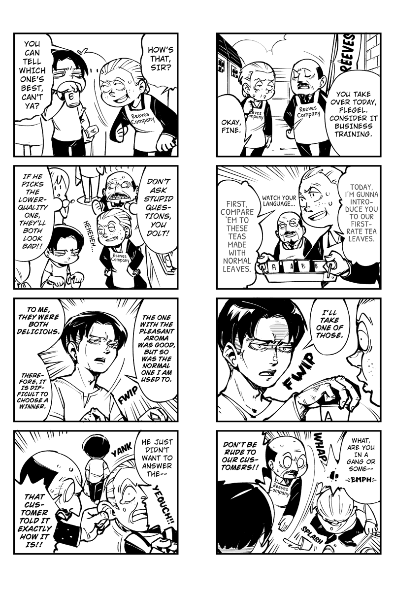 Sungeki no Kyojin Chapter 46 page 3 - Chapter 46: Reeves' Dreamy Trost Shopping Network