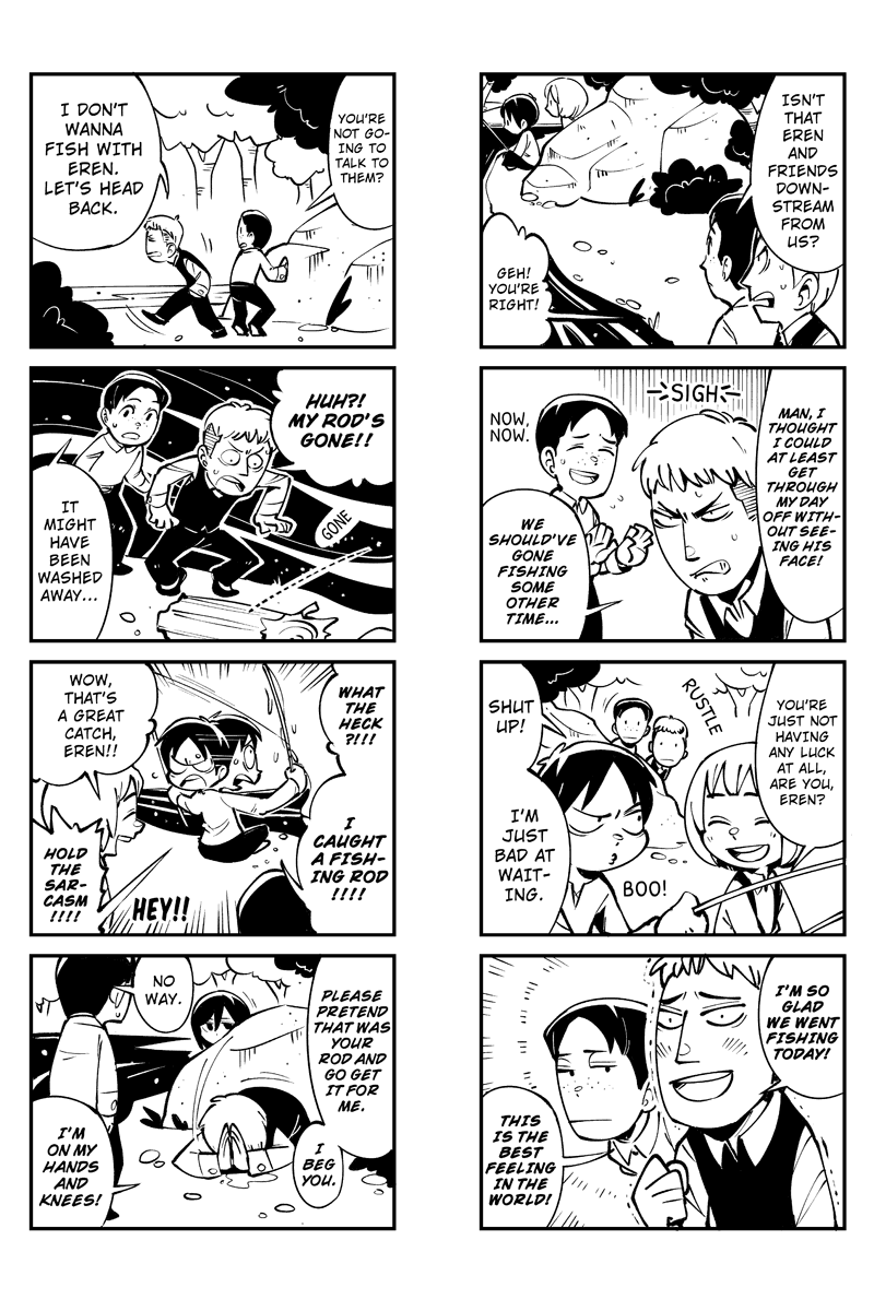 Sungeki no Kyojin Chapter 47 page 3 - Chapter 47: Fishing Paradise