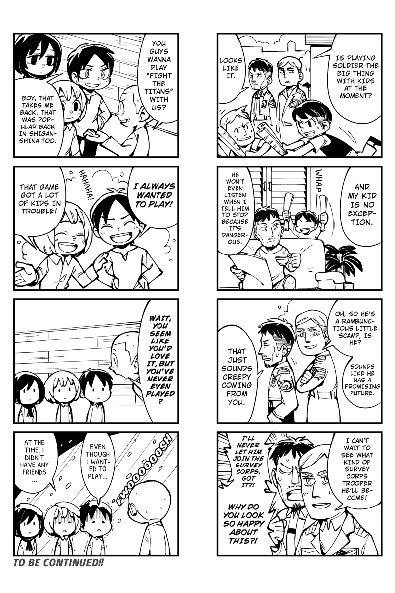 Sungeki no Kyojin Chapter 48 page 4 - Chapter 48: The Games Kids Play