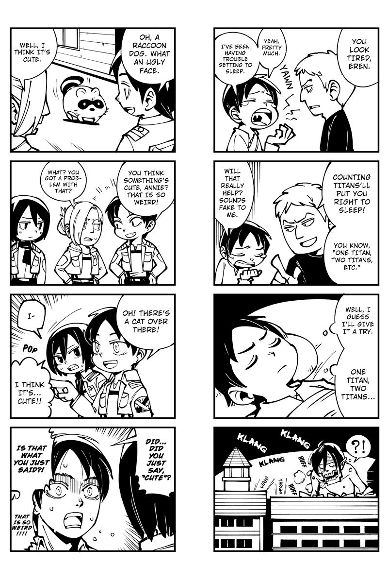 Sungeki no Kyojin Chapter 5 page 4 - Chapter 5: Spoof Assault 4