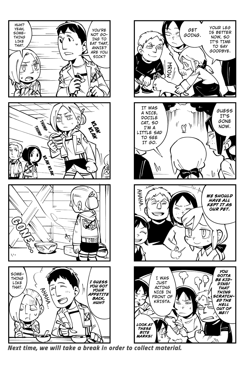 Sungeki no Kyojin Chapter 50 page 4 - Chapter 50: I Love Cats
