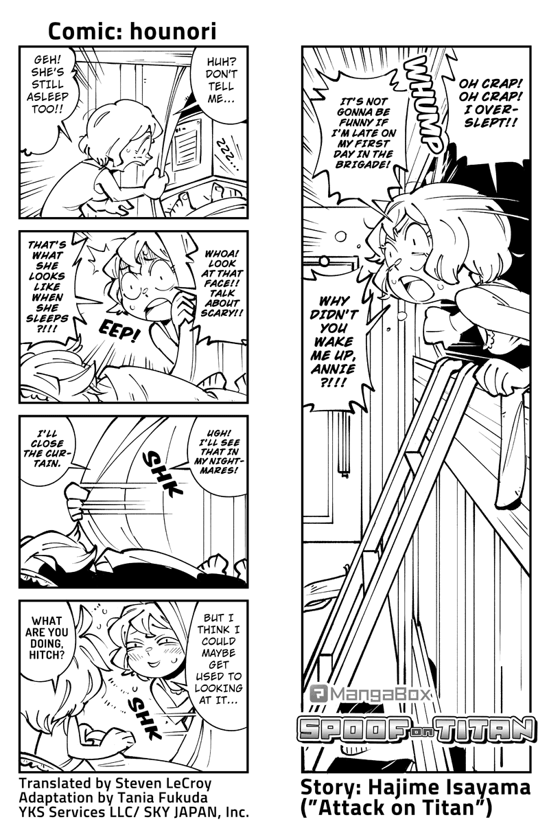 Sungeki no Kyojin Chapter 51 page 1 - Chapter 51: Make It in Time, Military Police Brigade!