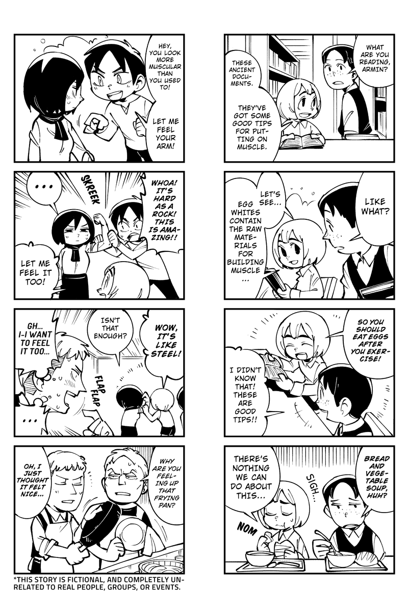 Sungeki no Kyojin Chapter 52 page 2 - Chapter 52: Armin's Training