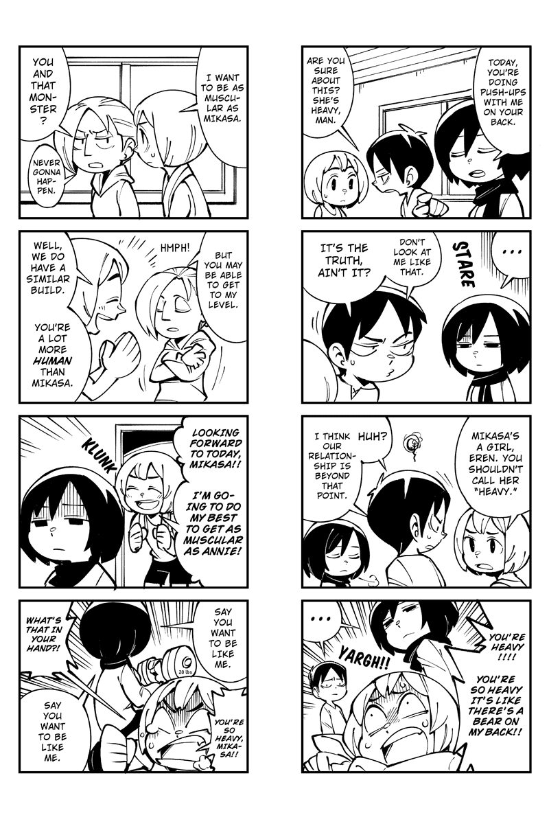 Sungeki no Kyojin Chapter 52 page 3 - Chapter 52: Armin's Training