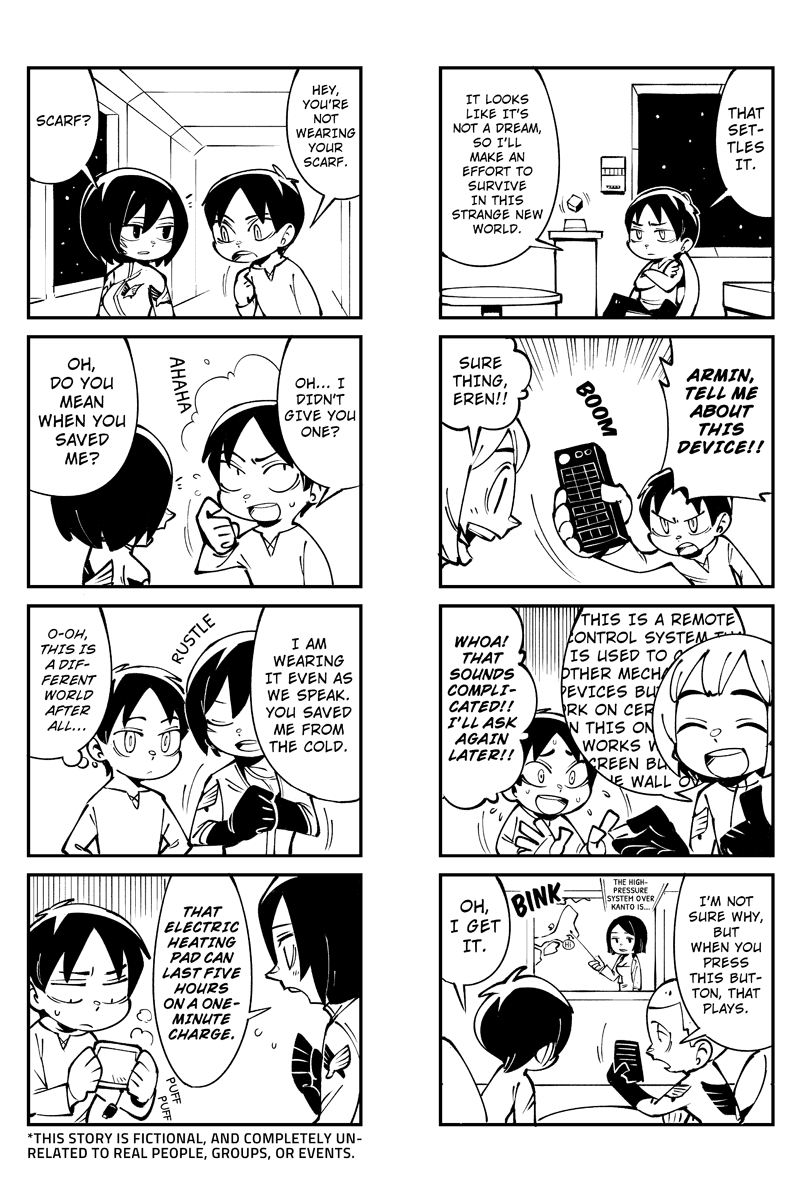 Sungeki no Kyojin Chapter 54 page 2 - Chapter 54: Spaceship "Wings of Liberty"