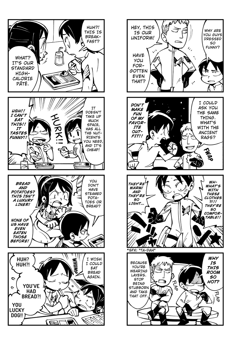 Sungeki no Kyojin Chapter 54 page 3 - Chapter 54: Spaceship "Wings of Liberty"