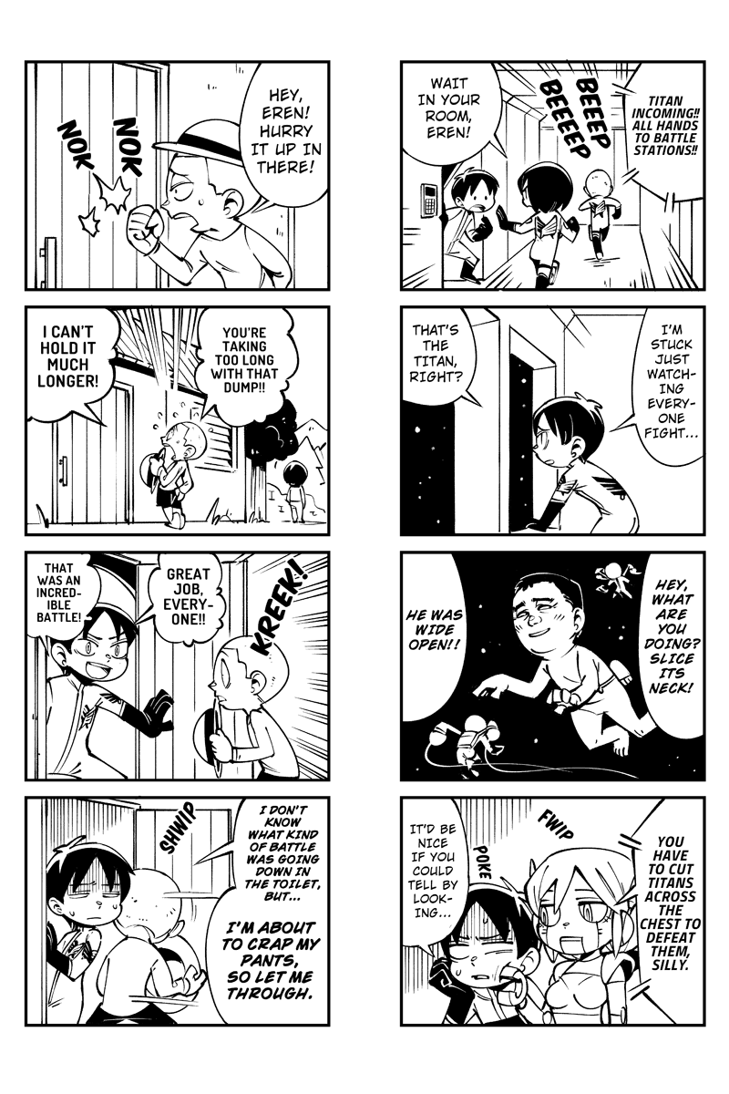 Sungeki no Kyojin Chapter 54 page 4 - Chapter 54: Spaceship "Wings of Liberty"