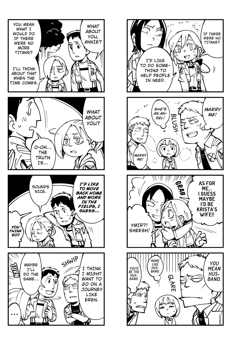 Sungeki no Kyojin Chapter 55 page 3 - Chapter 55: To the Future You [END]