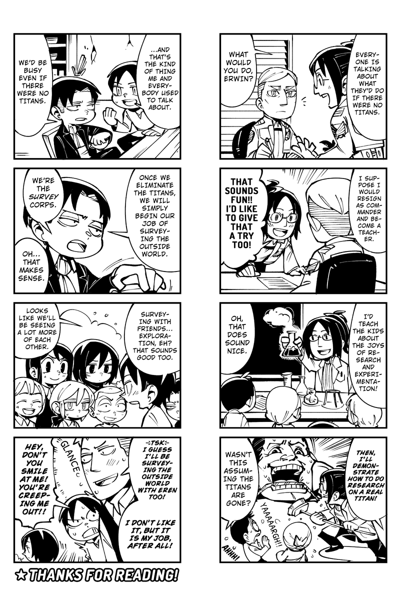 Sungeki no Kyojin Chapter 55 page 4 - Chapter 55: To the Future You [END]