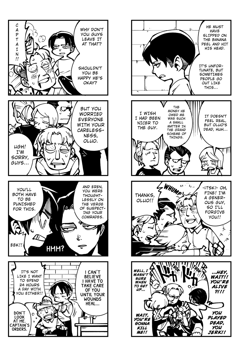 Sungeki no Kyojin Chapter 7 page 4 - Chapter 7: Oluo's Demise