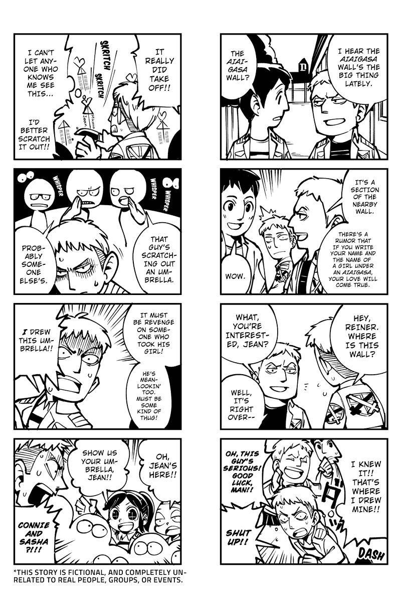 Sungeki no Kyojin Chapter 8 page 2 - Chapter 8: Jean and the Love Umbrellas
