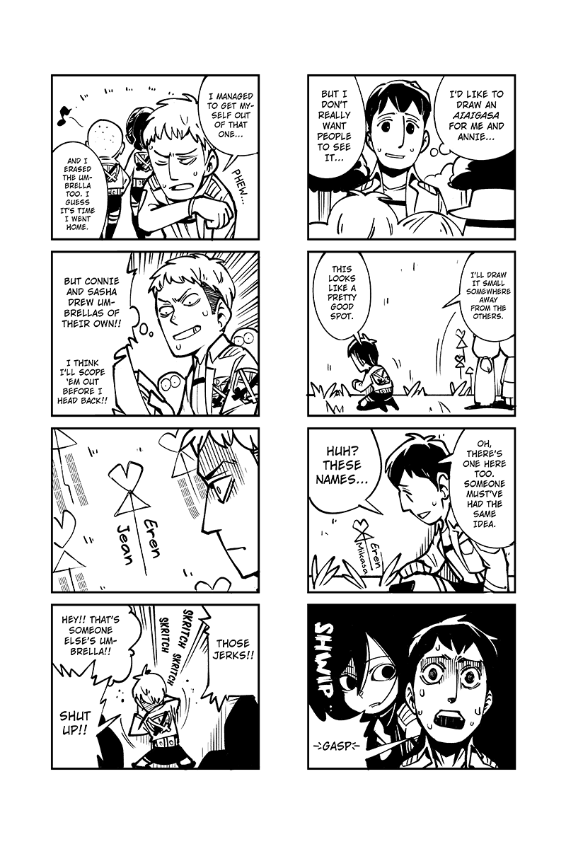 Sungeki no Kyojin Chapter 8 page 4 - Chapter 8: Jean and the Love Umbrellas