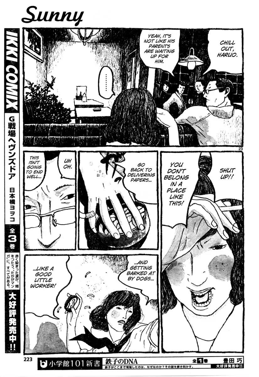 Sunny (MATSUMOTO Taiyou) Chapter 10 page 23 - Chapter 10: "Even a human can fly... as long as he has the guts." "Oh yeah? show me then."