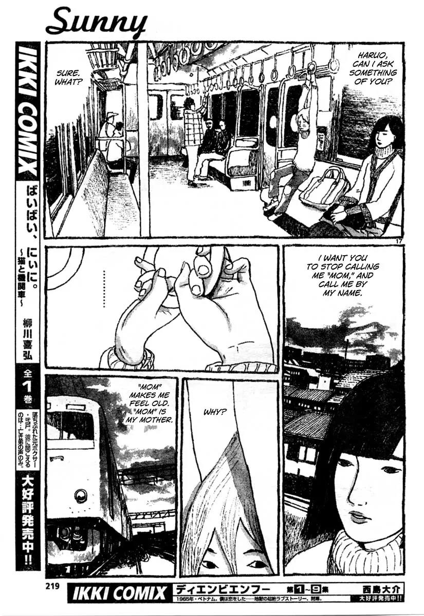 Sunny (MATSUMOTO Taiyou) Chapter 12 page 17 - Chapter 12: "The city sounds like it's always angry at something." "Did it yell at you to get off its lawn?"