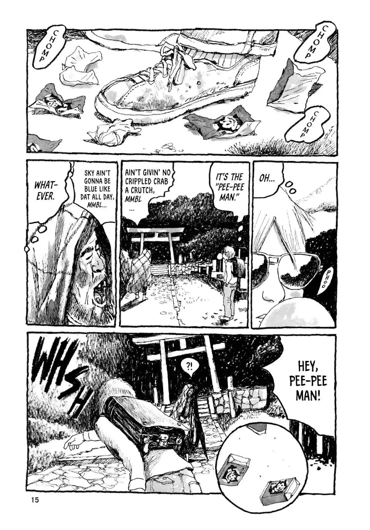 Sunny (MATSUMOTO Taiyou) Chapter 19 page 14 - Chapter 19: "Y'think God's the one who makes it rain?" "God's there when you feel like crying, right?"