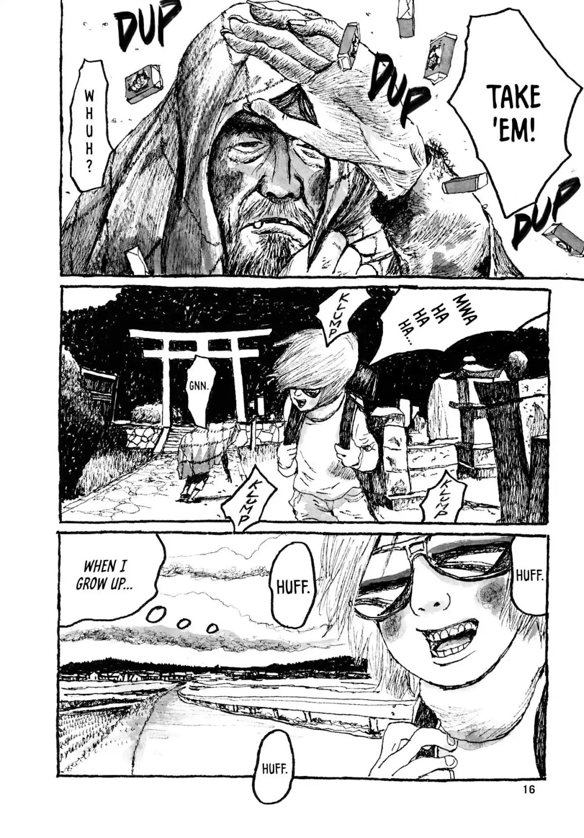 Sunny (MATSUMOTO Taiyou) Chapter 19 page 15 - Chapter 19: "Y'think God's the one who makes it rain?" "God's there when you feel like crying, right?"