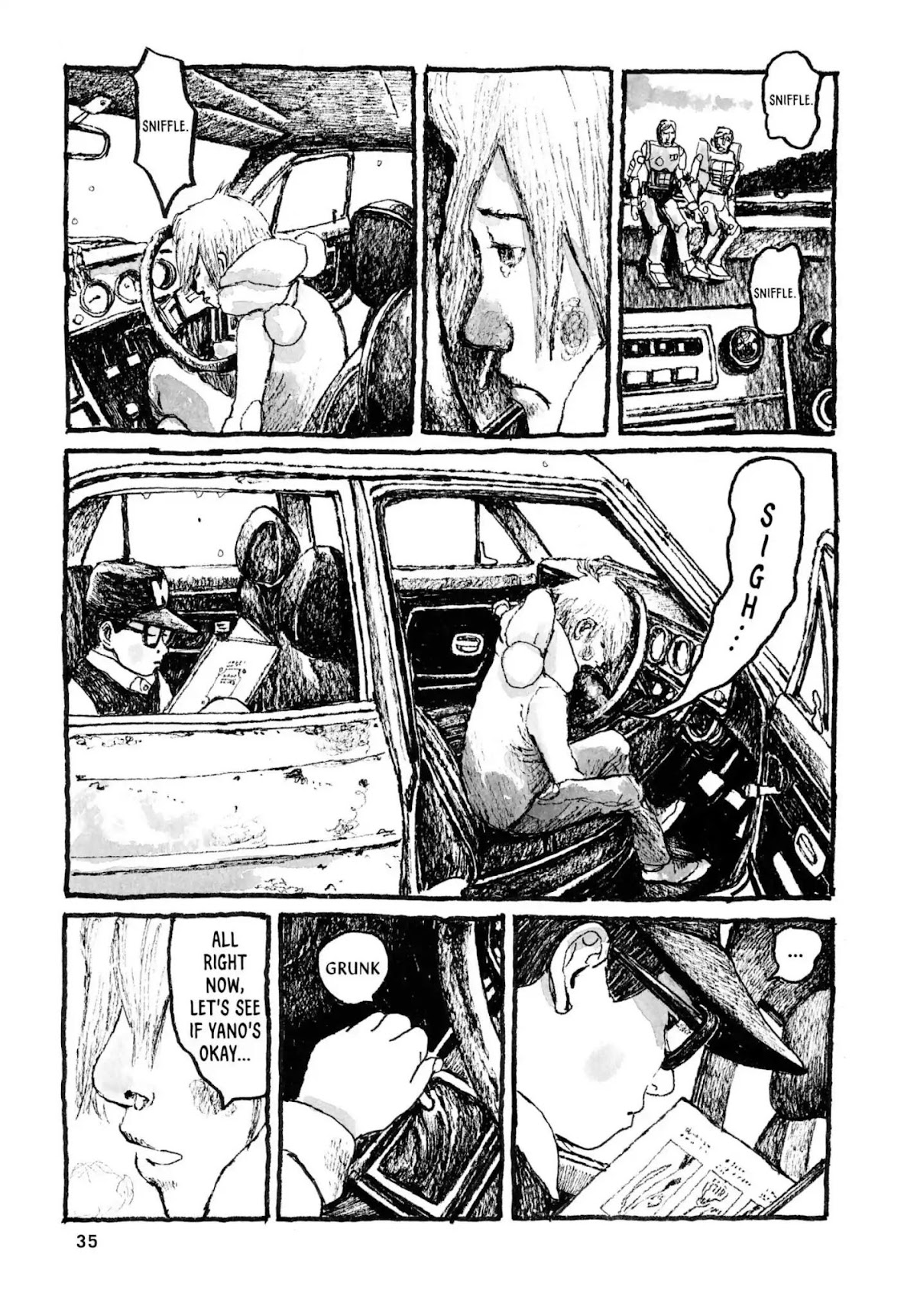 Sunny (MATSUMOTO Taiyou) Chapter 19 page 34 - Chapter 19: "Y'think God's the one who makes it rain?" "God's there when you feel like crying, right?"