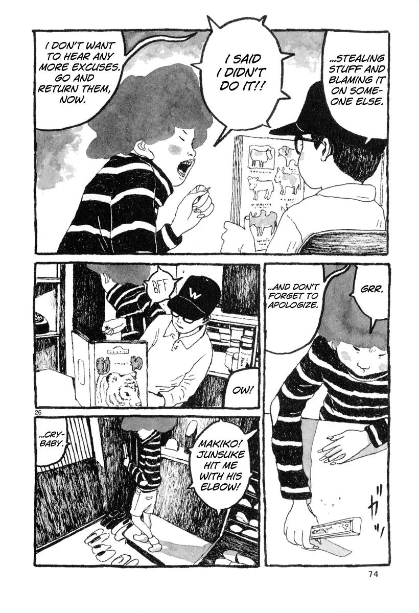 Sunny (MATSUMOTO Taiyou) Chapter 2 page 28 - Chapter 2: "I wonder why Dracula's fingernails are so long." "Duh, because he doesn't cut them."