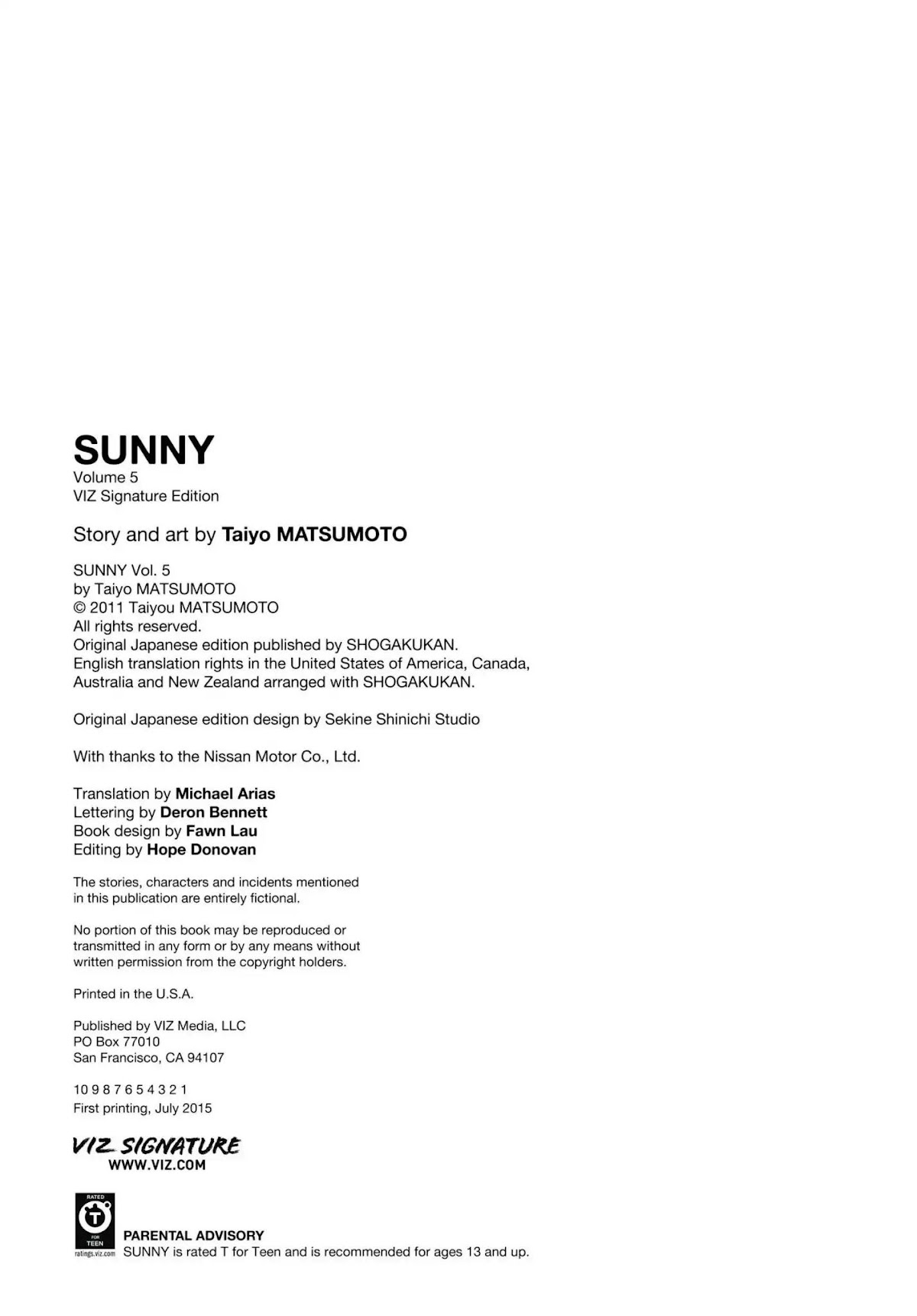 Sunny (MATSUMOTO Taiyou) Chapter 30 page 38 - Chapter 30: "Where d'ya think birds sleep during a storm?"