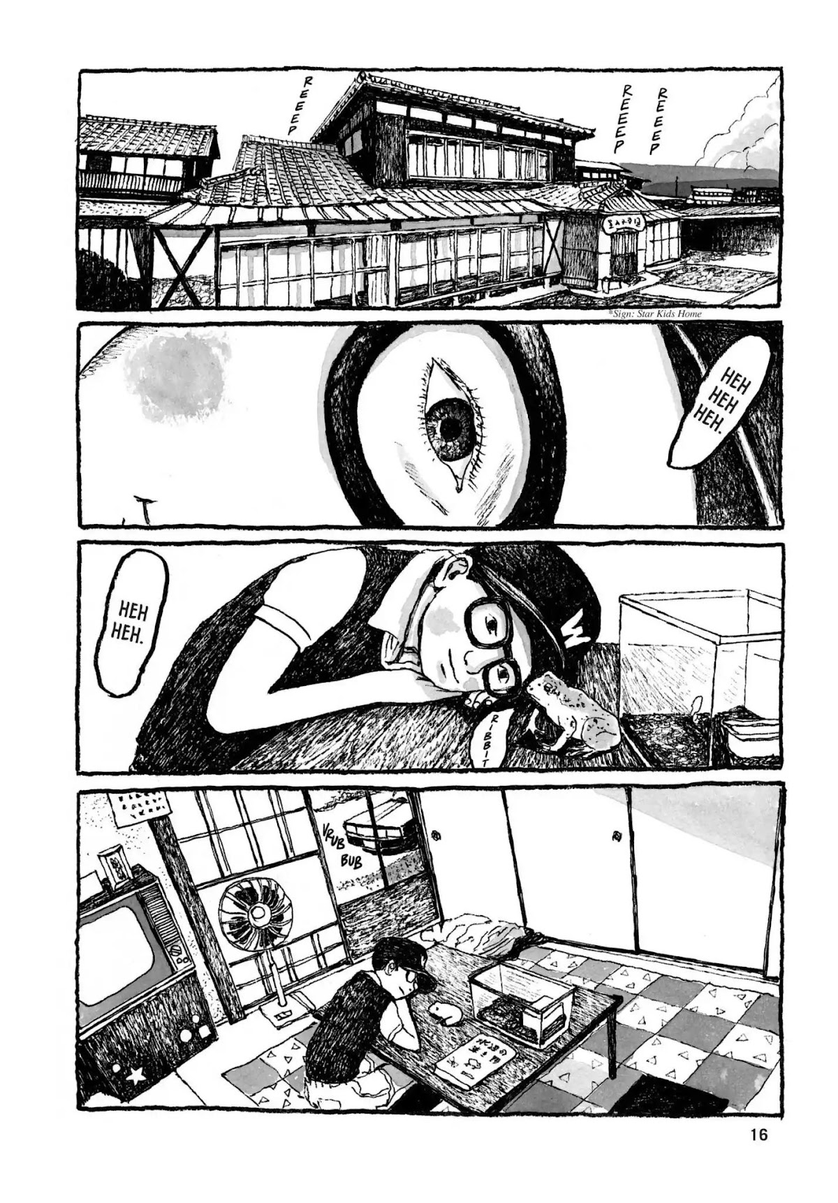 Sunny (MATSUMOTO Taiyou) Chapter 31 page 15 - Chapter 31: "Five frantic fat frogs fled." "Fifty fierce fuzzy fishes."
