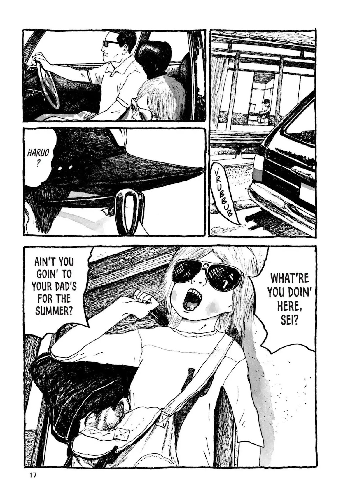 Sunny (MATSUMOTO Taiyou) Chapter 31 page 16 - Chapter 31: "Five frantic fat frogs fled." "Fifty fierce fuzzy fishes."