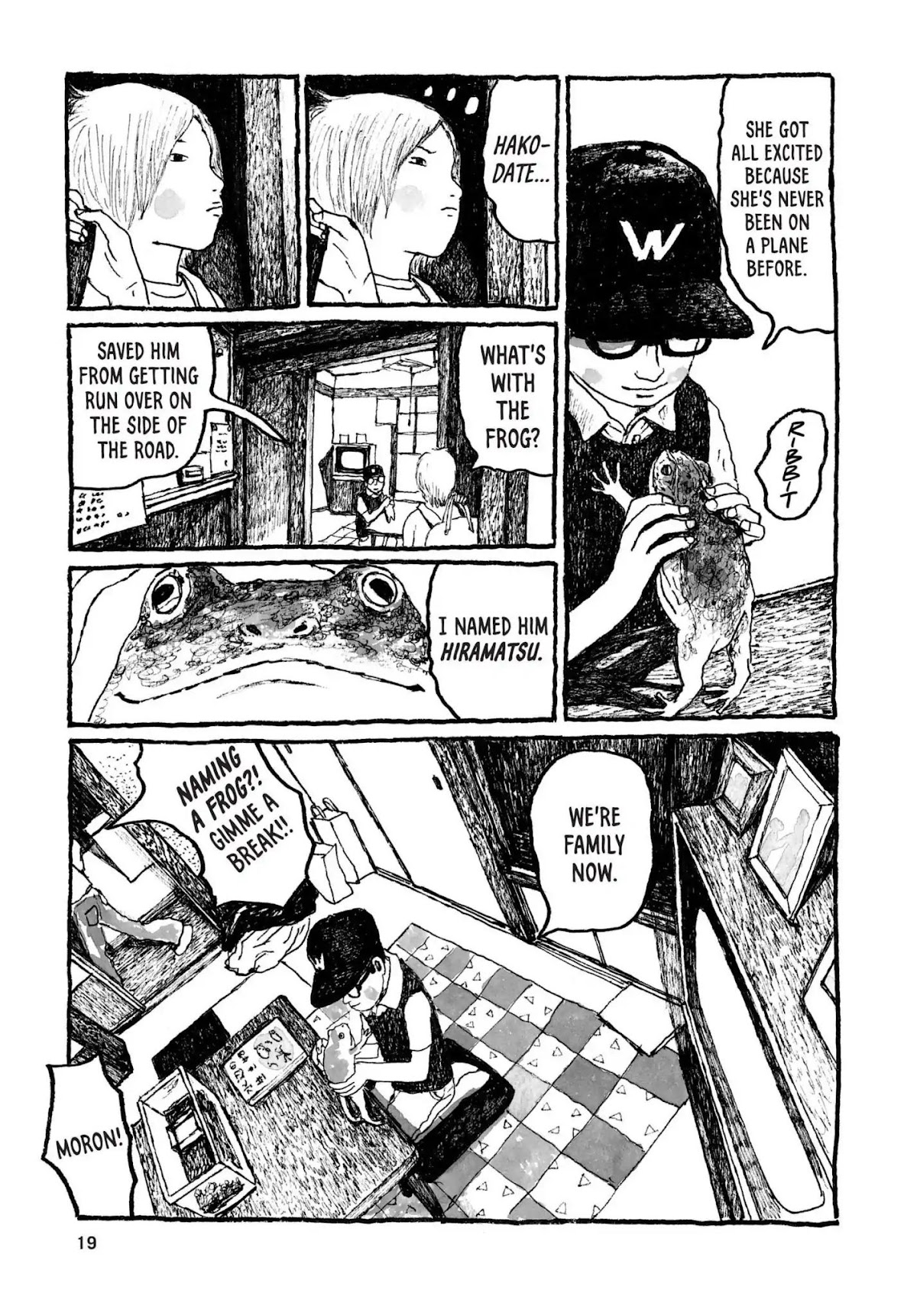 Sunny (MATSUMOTO Taiyou) Chapter 31 page 18 - Chapter 31: "Five frantic fat frogs fled." "Fifty fierce fuzzy fishes."