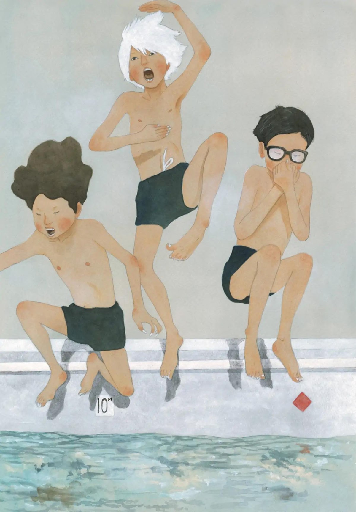 Sunny (MATSUMOTO Taiyou) Chapter 31 page 2 - Chapter 31: "Five frantic fat frogs fled." "Fifty fierce fuzzy fishes."