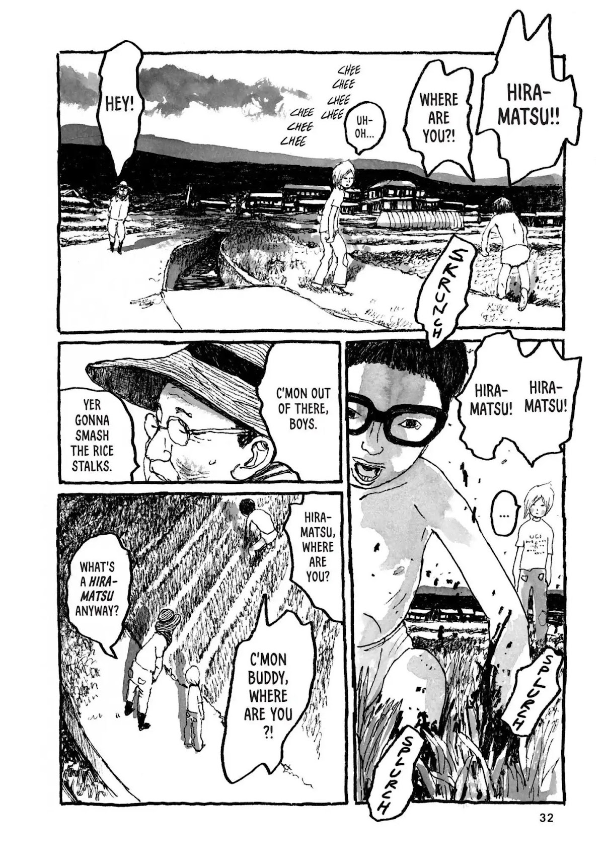 Sunny (MATSUMOTO Taiyou) Chapter 31 page 31 - Chapter 31: "Five frantic fat frogs fled." "Fifty fierce fuzzy fishes."