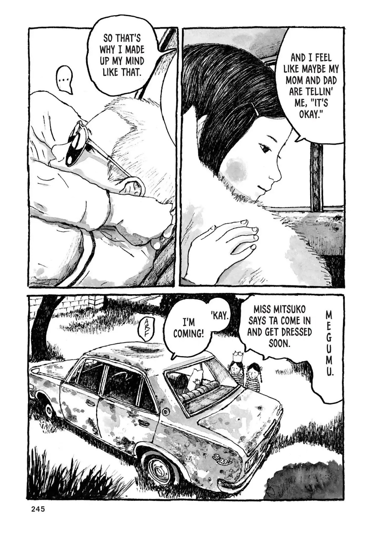 Sunny (MATSUMOTO Taiyou) Chapter 37 page 24 - Vol.6 FINAL CHAPTER: "Rainy now, cloudy later." "Cloudy now, clear skies later."