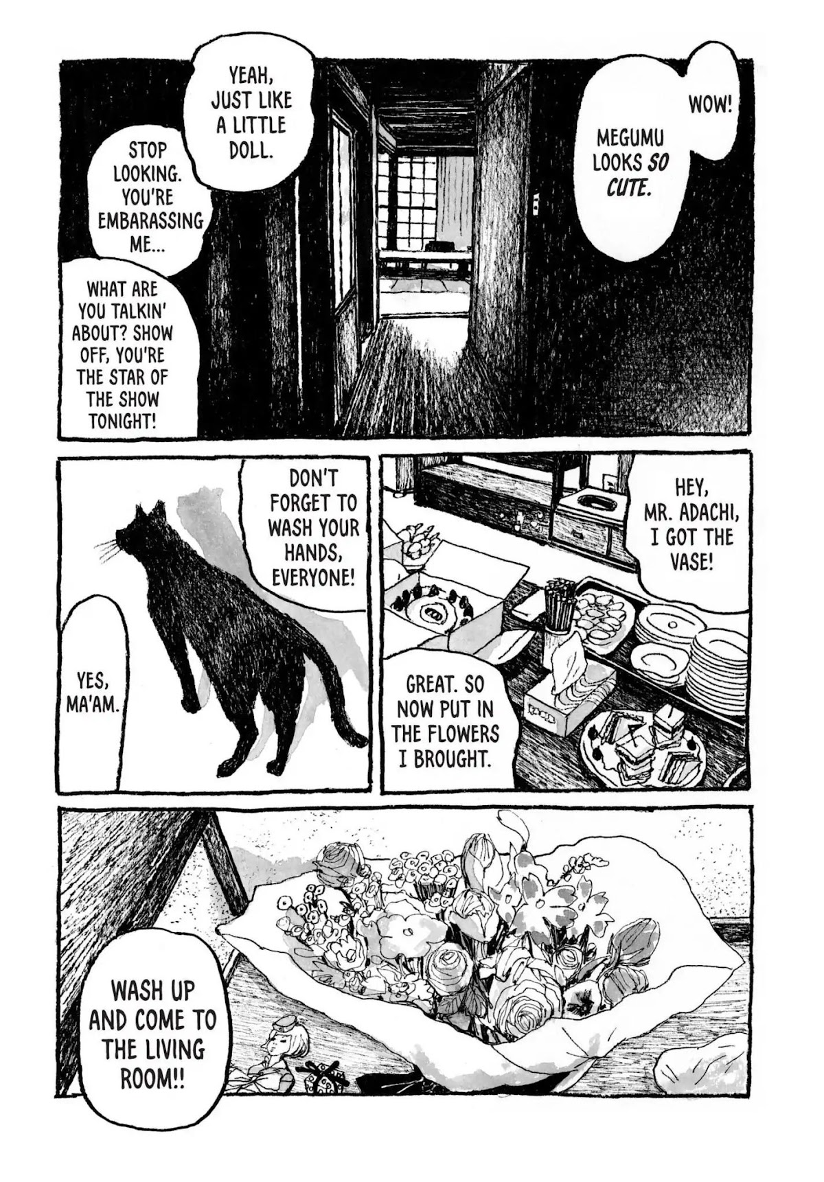 Sunny (MATSUMOTO Taiyou) Chapter 37 page 34 - Vol.6 FINAL CHAPTER: "Rainy now, cloudy later." "Cloudy now, clear skies later."