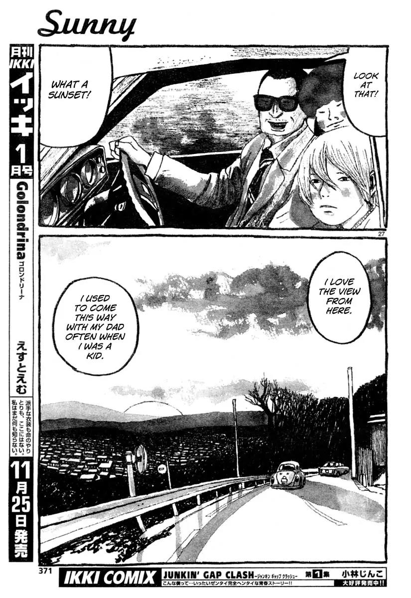Sunny (MATSUMOTO Taiyou) Chapter 9 page 27 - Chapter 9: "Isn't it remarkable how the sun rises on time every morning?" "That's just the earth rotating on it's axis."