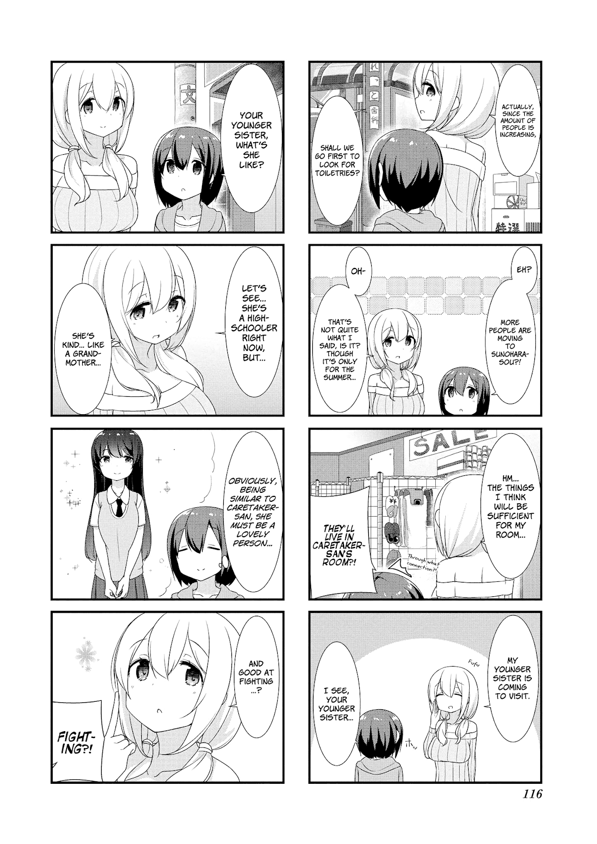 Sunoharasou no Kanrinin-san Chapter 13 page 4 - Chapter 13