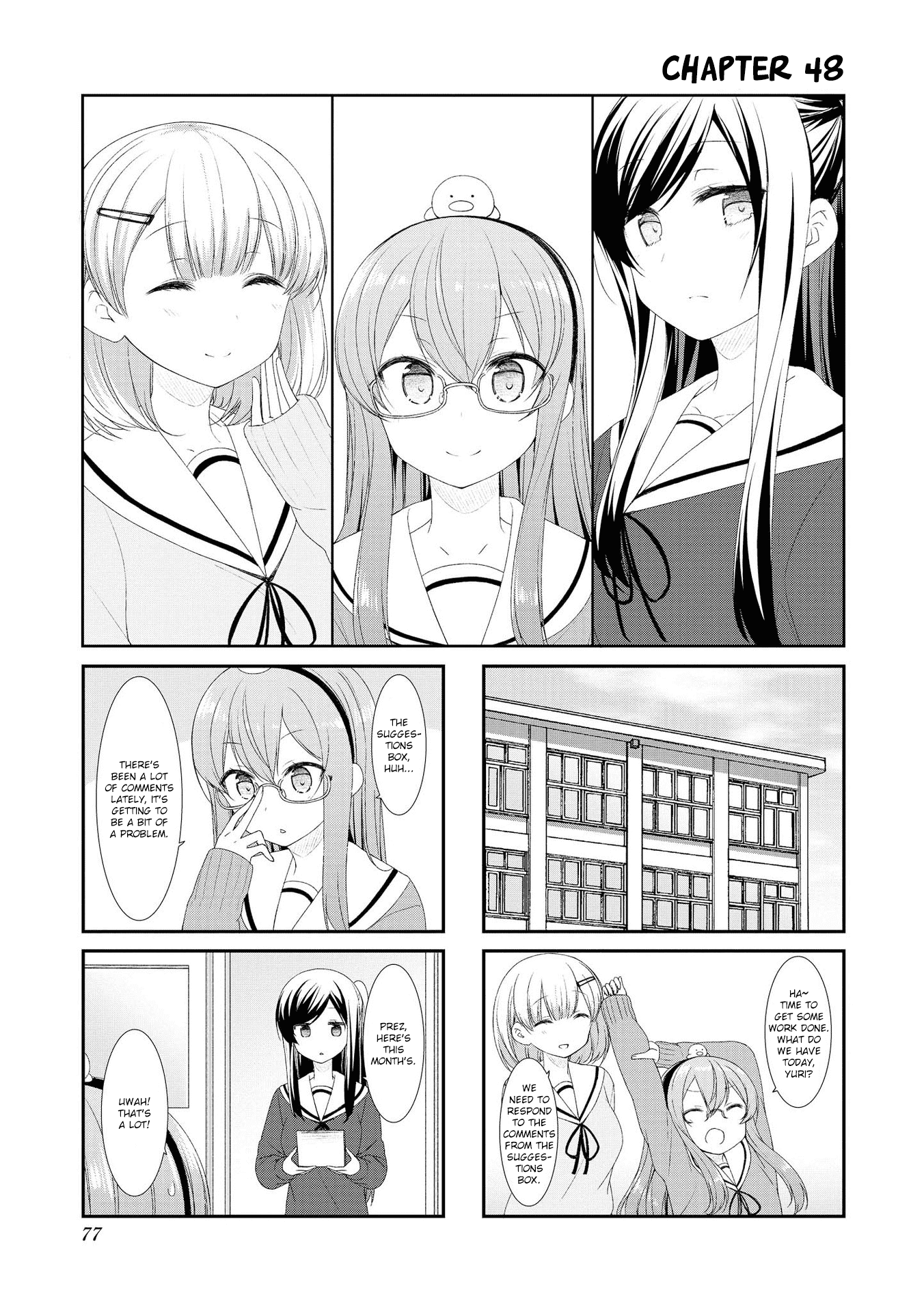 Sunoharasou no Kanrinin-san Chapter 48 page 1 - Chapter 48