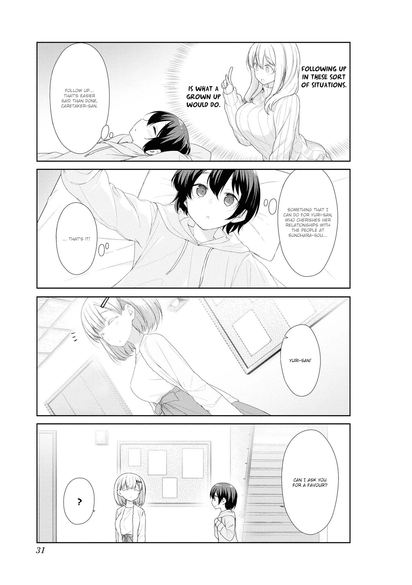 Sunoharasou no Kanrinin-san Chapter 53 page 11 - Chapter 53