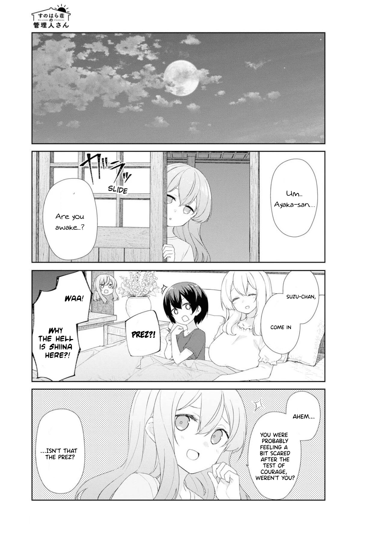 Sunoharasou no Kanrinin-san Chapter 64 page 12 - Chapter 64