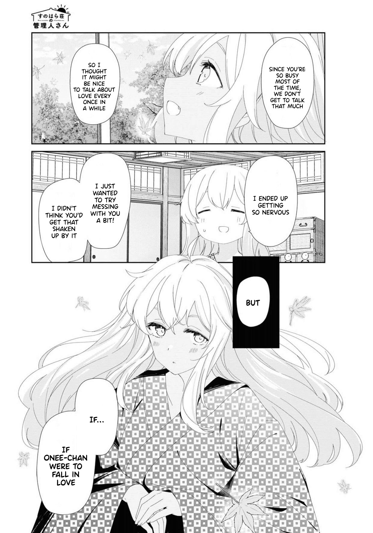 Sunoharasou no Kanrinin-san Chapter 72 page 10 - Chapter 72