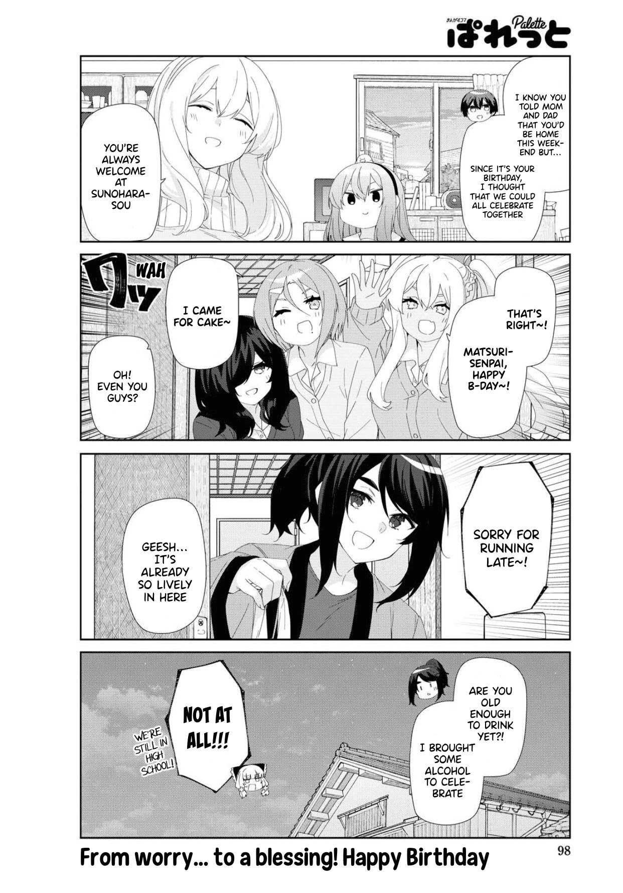 Sunoharasou no Kanrinin-san Chapter 73 page 14 - Chapter 73