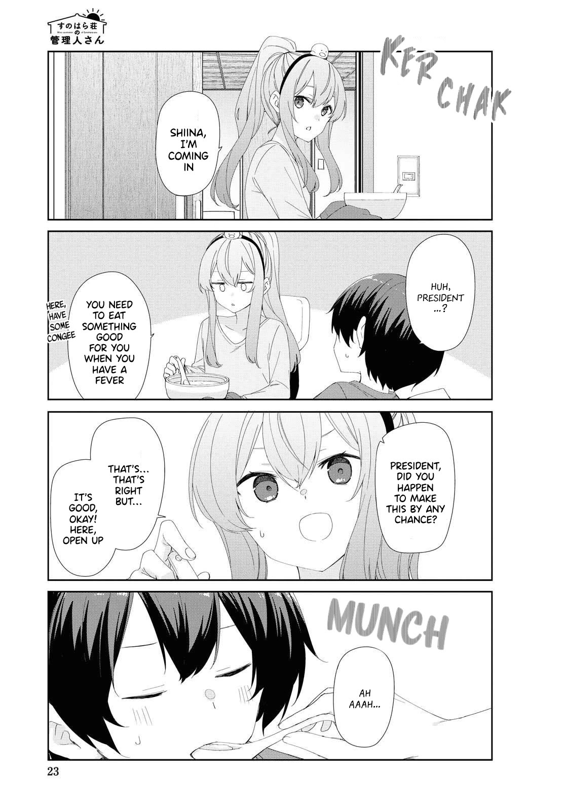 Sunoharasou no Kanrinin-san Chapter 74 page 4 - Chapter 74
