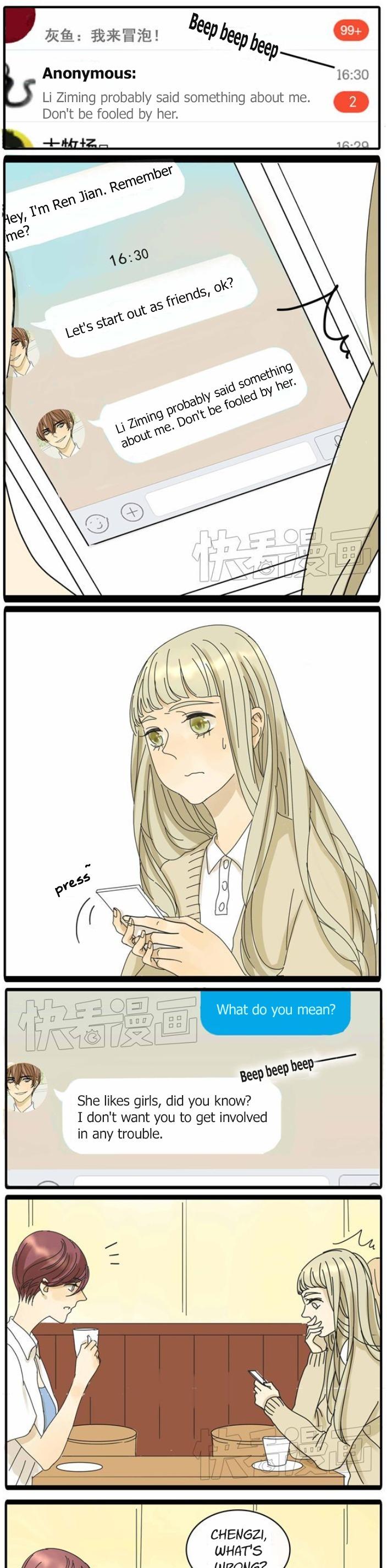 Sunshine & Bright Stars Chapter 24 page 5 - Chapter 24: Did you delete him?
