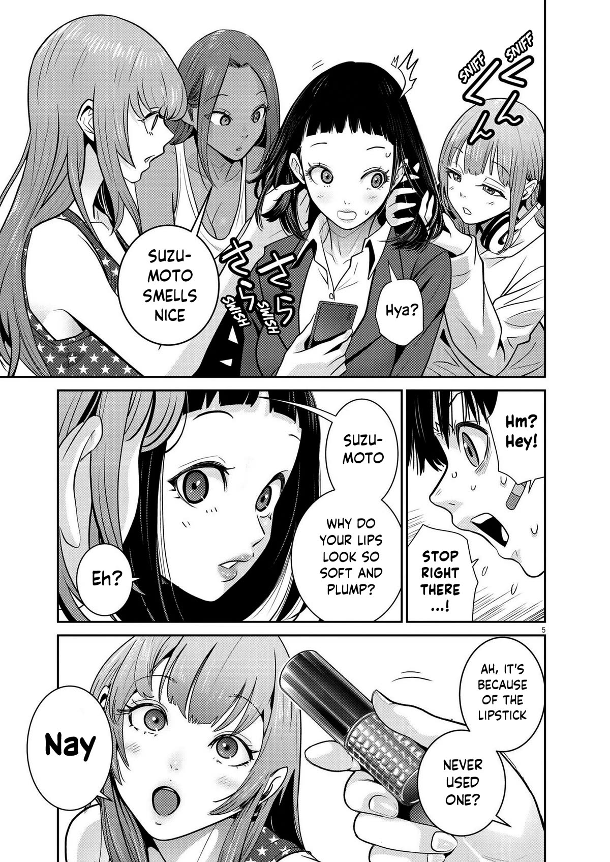 Super Ball Girls Chapter 19 page 5 - Chapter 19: Mn-pah!