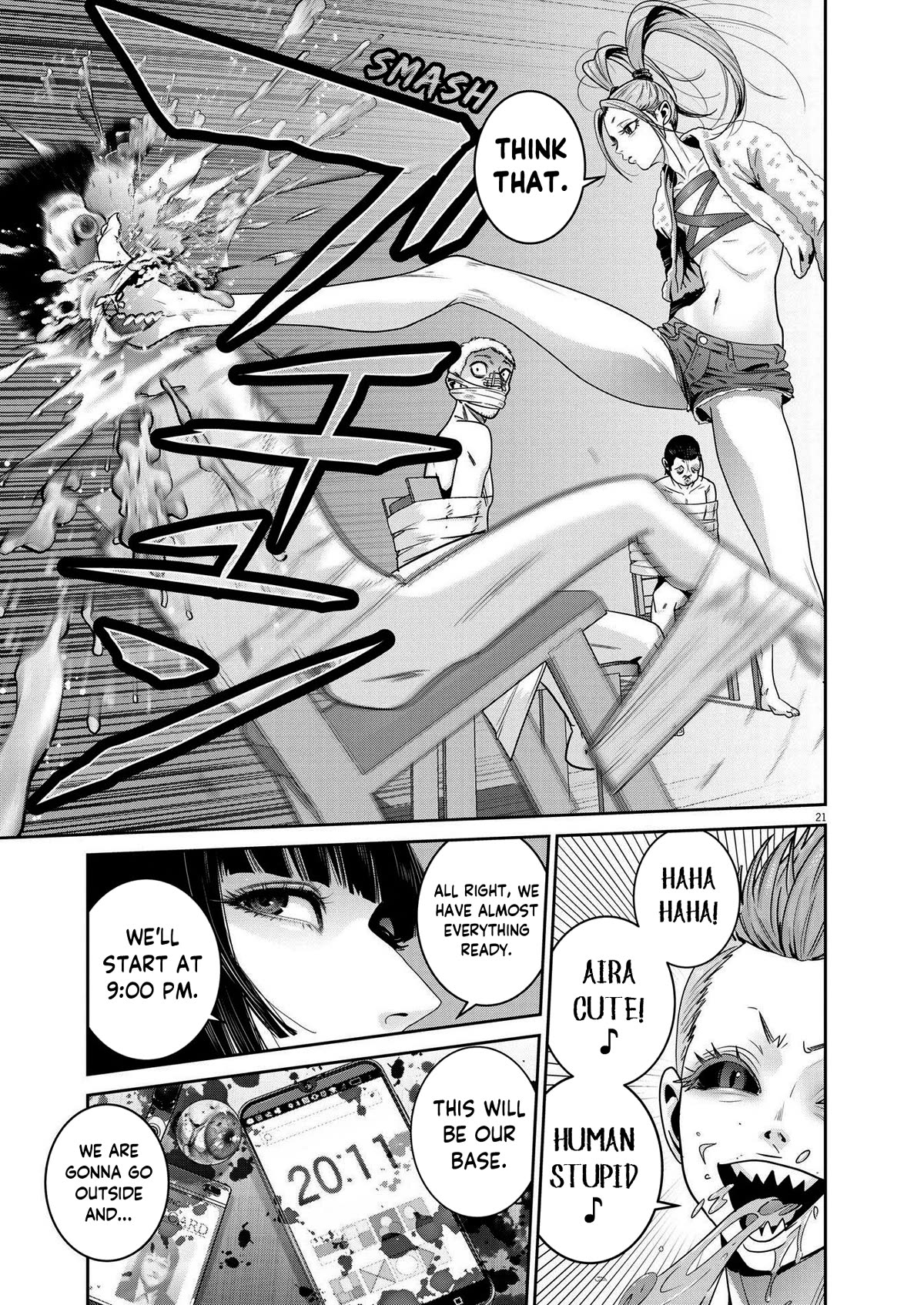 Super Ball Girls Chapter 20 page 21 - Chapter 20: Instinct